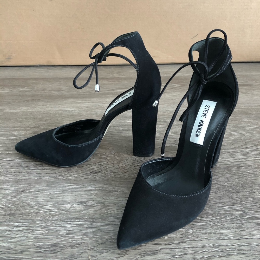 Steve Madden Block Tie Heels